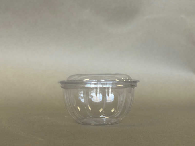 16oz. PLA Floral Salad Bowl BPI